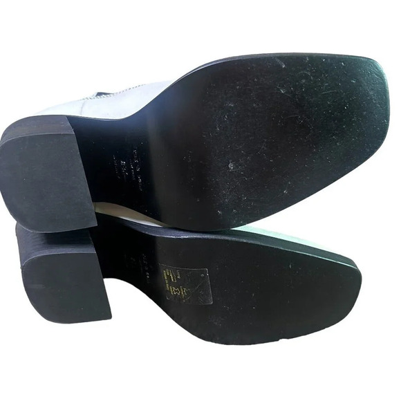 Rag & Bone Axis Chelsea Boots White Square Toe Leather Size 38.5 EU Women's - Picture 15 of 15